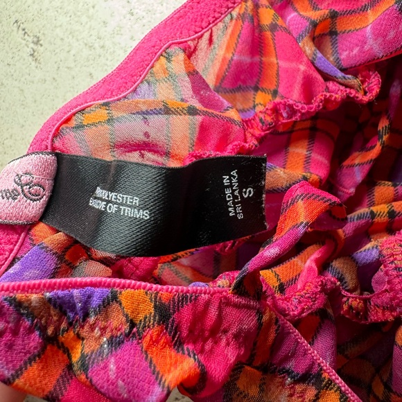 Vintage Victoria’s Secret Y2K Plaid and Floral Babydoll - Picture 7 of 7